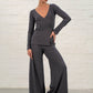 Lead Morticia Wrap Top