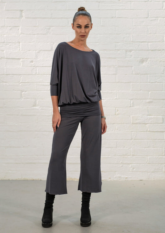 Lead Ellen Viscose Jersey Crop Palazzos (narrow)