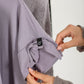 Kanchan Viscose Jersey Oversize Tee (Silver Frost)