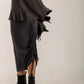 Monique Viscose Jersey Frill Hem Tunic (Lead)