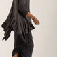 Monique Viscose Jersey Frill Hem Tunic (Lead)