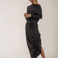 Harper Viscose Jersey Asymetrical Skirt (Lead)