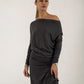 Abbe Viscose Jersey Asymetrical top (lead)