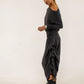 Harper Viscose Jersey Asymetrical Skirt (Lead)
