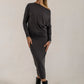 Shannon Viscose Jersey Drawstring Skirt (lead)