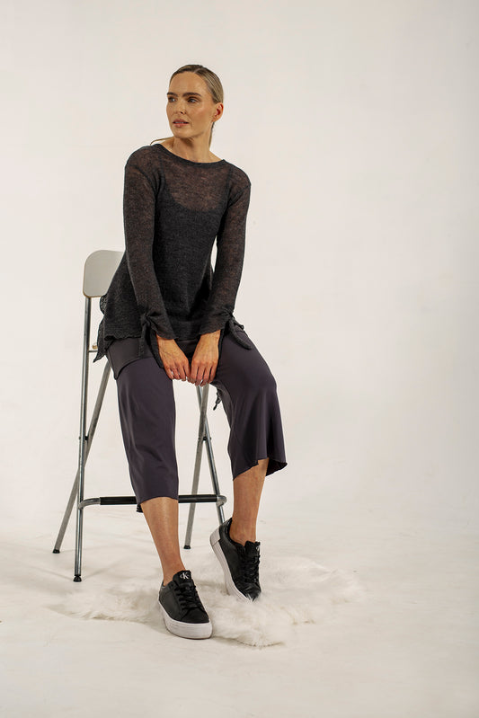 Tatiana Italian Wool knit ( Lead)