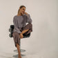 Alina Italian Wool crop jumper (Silver Frost)