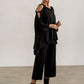 Black Ellen Viscose Jersey Crop Palazzos (narrow)