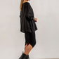 Shannon Viscose Jersey Drawstring Skirt (black)
