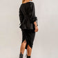 Shannon Viscose Jersey Drawstring Skirt (black)