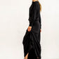Harper Viscose Jersey Asymetrical Skirt (black)
