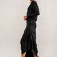 Harper Viscose Jersey Asymetrical Skirt (black)