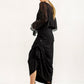 Harper Viscose Jersey Asymetrical Skirt (black)