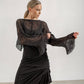 Alina Italian Wool crop jumper (Lead)