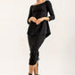 Shannon Viscose Jersey Drawstring Skirt (black)