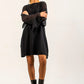 Alina Italian Wool crop jumper ( black)