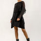 Alina Italian Wool crop jumper ( black)