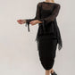 Tatiana Italian Wool knit ( Black)