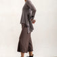 Tatiana Italian Wool knit (Light grey)