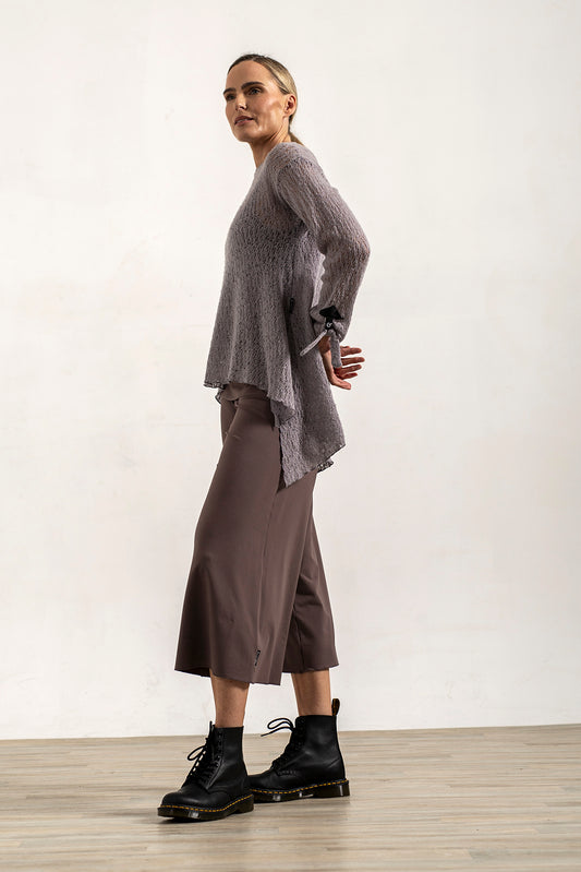 Tatiana Italian Wool knit (Light grey)