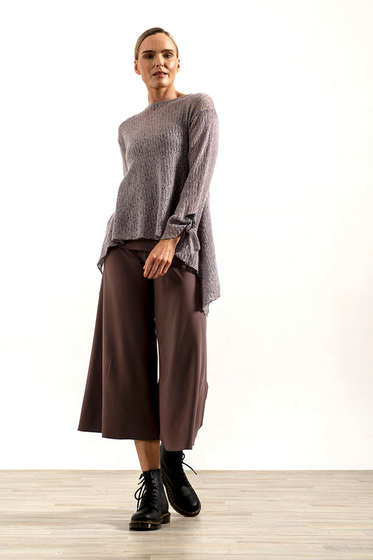 Tatiana Italian Wool knit (Silver Frost)