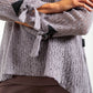 Tatiana Italian Wool knit (Silver Frost)