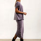 Shannon Viscose Jersey Drawstring Skirt (Silver frost)