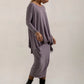 Monique Viscose Jersey Frill Hem Tunic (Silver Frost)