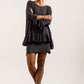 Blair Viscose Jersey Oversize Frill Hem Tunic (lead)