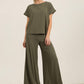 Khaki Oversized Casey Tee