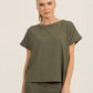 Khaki Oversized Casey Tee