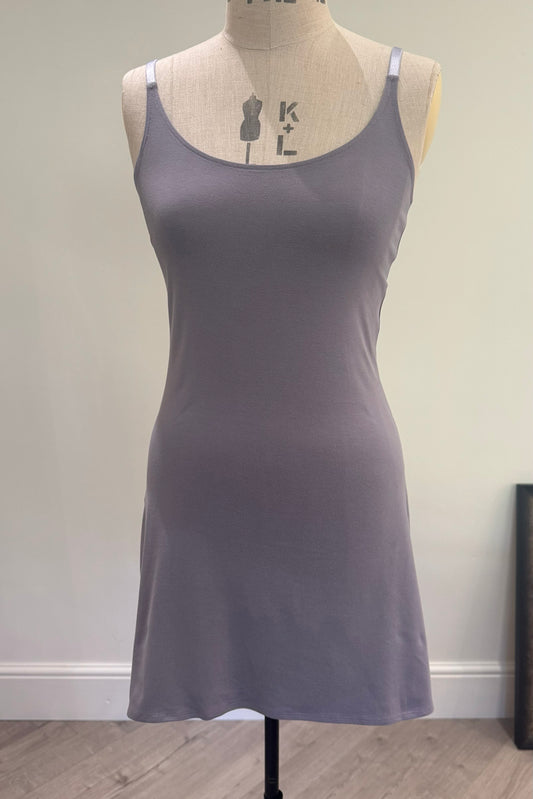 Fleur Long Layering Vest (Silver Frost)