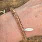 Bo&Mo 'Totem' Bracelet : Champagne Crystal