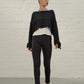 Mo short layering vest Black