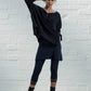 Navy Fleur Vest