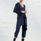 Navy Fleur Vest