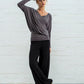 Addison Straight Leg Palazzos: Black