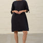 Claudia Navy Linen Tunic