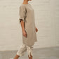 Claudia Flax Tunic dress