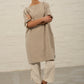 Claudia Flax Tunic dress